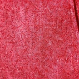 Coral Poly-Rayon Fabric